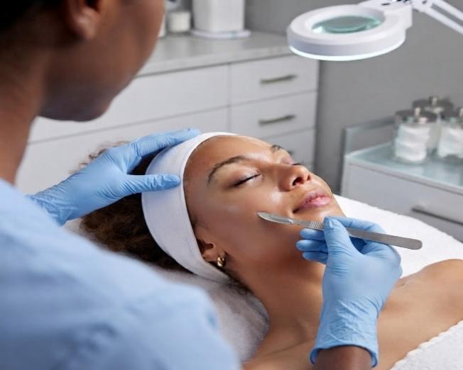 Dermaplaning treatment